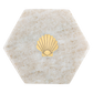 Marble shell coasters